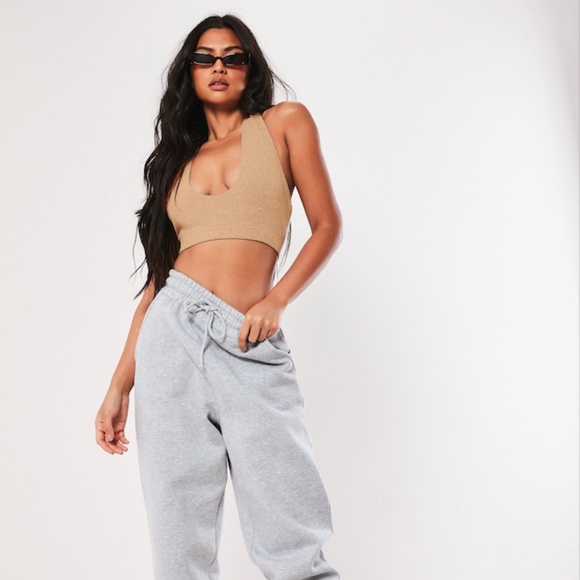 Missguided - Camel Rib Halterneck Bralette - Picture 2 of 8